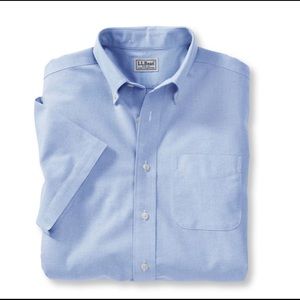 Men's Classic Oxford Cloth Shirt, Short-Sleeve